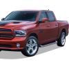 imageAPS Running Boards Nerf Bars Side Steps Step Bars Compatible with Dodge Ram 1500 20092018 Quad Cab Black Powder Coated Running Board StyleAluminum Silver
