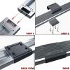 imageAPS Running Boards Nerf Bars Side Steps Step Bars Compatible with Dodge Ram 1500 20092018 Quad Cab Black Powder Coated Running Board StyleAluminum Silver