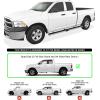 imageAPS Running Boards Nerf Bars Side Steps Step Bars Compatible with Dodge Ram 1500 20092018 Quad Cab Black Powder Coated Running Board StyleAluminum Silver