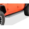 imageAPS Running Boards Nerf Bars Steps Compatible with Jeep Gladiator 20202025 Crew Cab Black Powder Coated Running Board StylePolished