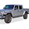 imageAPS Running Boards Nerf Bars Steps Compatible with Jeep Gladiator 20202025 Crew Cab Black Powder Coated Running Board StyleStainless Steel Black