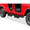 imageAPS Stainless Steel 65in Nerf Bars Pocket Steps Square Tube Rocker Guards Compatible with Jeep Gladiator Crew Cab 2025