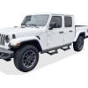 imageAPS Stainless Steel Pocket Steps Running Boards Side Bars Compatible with Jeep Gladiator 20202025 Crew CabBlack
