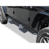 imageAPS Black 6 Inches Tubular Drop Down Style Nerf Bars Running Boards Compatible with Jeep Gladiator 20202024 Crew CabBlack