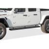 imageAPS Premium 6in Black Stainless Steel Running Boards Compatible with Jeep Gladiator Crew Cab 2025