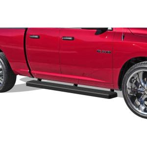 imageAPS Stainless Steel Black Powder Coated 5 inches Running Boards Nerf Bars Side Steps Compatible with Dodge Ram 1500 20092018 Quad Cab