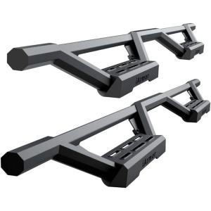 imageAPS Stainless Steel Pocket Steps Running Boards Side Bars Compatible with Jeep Gladiator 20202025 Crew CabBlack