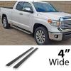 imageAPS IBT4097B Matte Black iBoard Bolt Over for select Toyota Tundra ModelsAluminum Silver
