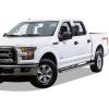 imageAPS 5in Stainless Steel Black Running Boards Compatible with Ford F150 20152025 SuperCrew Cab ampamp F150 Lightning 20222025 ampamp F250 F350 Super Duty 20172025 Crew Cab Nerf Bars Side StepsStainless Steel Polished