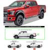 imageAPS 5in Stainless Steel Black Running Boards Compatible with Ford F150 20152025 SuperCrew Cab ampamp F150 Lightning 20222025 ampamp F250 F350 Super Duty 20172025 Crew Cab Nerf Bars Side StepsStainless Steel Polished