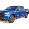 imageAPS 5in Stainless Steel Black Running Boards Compatible with Ford F150 20152025 SuperCrew Cab ampamp F150 Lightning 20222025 ampamp F250 F350 Super Duty 20172025 Crew Cab Nerf Bars Side StepsStainless Steel Polished