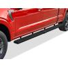 imageAPS Running Boards Side Steps Compatible with Ford F150 20152025 SuperCrew Cab ampamp F150 Lightning 20222025 ampamp F250 F350 Super Duty 20172025 Crew Cab Stainless Steel Black Powder Coated 5inStainless Steel Black
