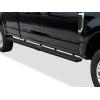 imageAPS Running Boards Side Steps Compatible with Ford F150 20152025 SuperCrew Cab ampamp F150 Lightning 20222025 ampamp F250 F350 Super Duty 20172025 Crew Cab Stainless Steel Black Powder Coated 5inStainless Steel Black