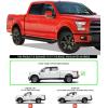 imageAPS Running Boards Side Steps Compatible with Ford F150 20152025 SuperCrew Cab ampamp F150 Lightning 20222025 ampamp F250 F350 Super Duty 20172025 Crew Cab Stainless Steel Black Powder Coated 5inAluminum Black