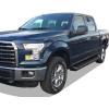 imageAPS Running Boards Side Steps Compatible with Ford F150 20152025 SuperCrew Cab ampamp F150 Lightning 20222025 ampamp F250 F350 Super Duty 20172025 Crew Cab Stainless Steel Black Powder Coated 5inAluminum Black