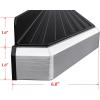imageAPS Running Boards Side Steps Compatible with Ford F150 20152025 SuperCrew Cab ampamp F150 Lightning 20222025 ampamp F250 F350 Super Duty 20172025 Crew Cab Stainless Steel Black Powder Coated 5inPolished