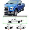 imageAPS Stainless Steel Black Powder Coated 5in Running Boards Nerf Bar Compatible with Ford F150 20152025 SuperCrew Cab ampamp F150 Lightning 20222025 ampamp F250 F350 Super Duty 20172025 Crew CabStainless Steel Black