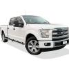 imageAPS Stainless Steel Black Powder Coated 5in Running Boards Nerf Bar Compatible with Ford F150 20152025 SuperCrew Cab ampamp F150 Lightning 20222025 ampamp F250 F350 Super Duty 20172025 Crew CabStainless Steel Polished