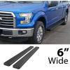 imageAPS Stainless Steel Black Powder Coated 5in Running Boards Nerf Bar Compatible with Ford F150 20152025 SuperCrew Cab ampamp F150 Lightning 20222025 ampamp F250 F350 Super Duty 20172025 Crew CabStainless Steel Black