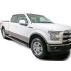 imageAPS Stainless Steel Black Powder Coated 5in Running Boards Nerf Bar Compatible with Ford F150 20152025 SuperCrew Cab ampamp F150 Lightning 20222025 ampamp F250 F350 Super Duty 20172025 Crew CabStainless Steel Polished
