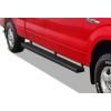 imageAPS 6in Stainless Steel Black Running Boards Compatible with Ford F150 20092014 SuperCrew Cab Nerf Bars Side StepsStainless Steel Black