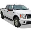 imageAPS Running Boards Nerf Bars Side Steps Step Bars Compatible with Ford F150 20092014 SuperCrew Cab Drilling Required Black Powder Coated Running Board StyleAluminum Black