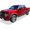imageAPS Running Boards Nerf Bars Side Steps Step Bars Compatible with Ford F150 20092014 SuperCrew Cab Drilling Required Black Powder Coated Running Board StyleSilver