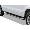 imageAPS Running Boards Nerf Bars Side Steps Step Bars Compatible with Ford F150 20092014 SuperCrew Cab Drilling Required Black Powder Coated Running Board StyleAluminum Silver