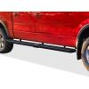 imageAPS Running Boards Nerf Bars Side Steps Step Bars Compatible with Ford F150 20092014 SuperCrew Cab Drilling Required Black Powder Coated Running Board StyleAluminum Black