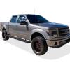 imageAPS Running Boards Nerf Bars Side Steps Step Bars Compatible with Ford F150 20092014 SuperCrew Cab Drilling Required Black Powder Coated Running Board StyleAluminum Black