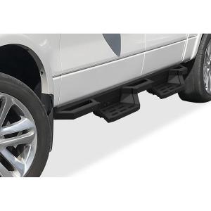 imageAPS Stainless Steel Pocket Steps Running Boards Side Bars Compatible with Ford F150 20092014 SuperCrew Cab Drilling Required