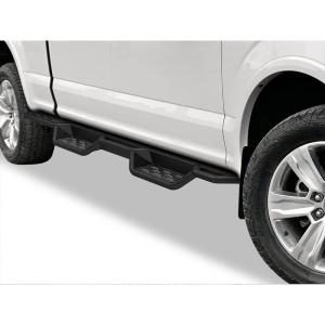 imageAPS Wheel to Wheel Black 6 Inches Tubular Drop Down Style Nerf Bars Running Boards Compatible with Ford F150 20152024 SuperCrew Cab 65ft Bed ampamp F250 F350 Super Duty 20172024 Crew Cab