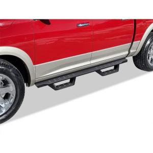 imageAPS Black Overland Slider Tubular Drop Steps Style Nerf Bars Running Boards Compatible with Ram 1500 20092018 Crew Cab ampamp Ram 2500 3500 20102024