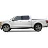 imageAPS iBoard Third Generation Black Stainless Steel Flat Style Running Boards Side Step for Selected Ford F150 SuperCrew Cab ampamp 1725 F250