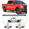 imageAPS iBoard Third Generation Black Stainless Steel Flat Style Running Boards Side Step for Selected Ford F150 SuperCrew Cab ampamp 1725 F250