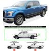 imageAPS iBoard Third Generation Polished Flat Style Running Boards Side Step for Selected Ford F150 SuperCrew Cab ampamp 1725 F250