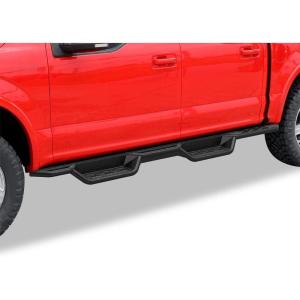 imageAPS Wheel to Wheel Black 6in Tubular Drop Down Style Running Boards Compatible with Ford F150 20152024 SuperCrew Cab 55ft Bed ampamp F150 Lightning 20222024 ampamp F250 F350 Super Duty 20172024 Crew Cab