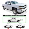 imageAPS 6in WheeltoWheel 304 Stainless Steel Side Bars Compatible with Silverado Sierra Crew Cab 55ft Bed 0718