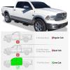 imageAPS Wheel to Wheel Black 6 Inches Tubular Drop Down Style Nerf Bars Running Boards Compatible with Ram 1500 20092018 Crew Cab 65ft Bed ampamp Ram 2500 3500 20102024