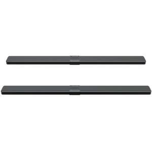 imageAPS 6in WheeltoWheel Stainless Steel Black Nerf Bars Compatible with Ram Crew Cab 65ft Bed 0918