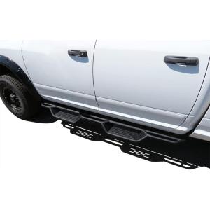 imageAPS Black 6 Inches Tubular Drop Down Style Nerf Bars Running Boards Compatible with Ram 1500 20092018 Crew Cab ampamp Ram 2500 3500 20102024