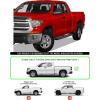 imageAPS 304 Stainless Steel Polished 5in Silver Running Boards Compatible with Toyota Tundra 20072021 Double Cab Nerf Bars Side StepsStainless Steel Black
