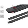 imageAPS Black Blow Molding Style Nerf Bars Running Boards Compatible with Toyota Tundra 20072021 Double Cab