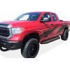 imageAPS Running Boards 5 inches Compatible with Toyota Tundra 20072021 Double Cab Stainless Steel Nerf Bars Side Steps Side BarsAluminum Black
