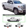 imageAPS Running Boards 5 inches Compatible with Toyota Tundra 20072021 Double Cab Stainless Steel Nerf Bars Side Steps Side BarsSilver