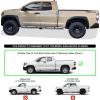 imageAPS Running Boards 5 inches Compatible with Toyota Tundra 20072021 Double Cab Stainless Steel Nerf Bars Side Steps Side BarsStainless Steel Polished