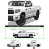 imageAPS Running Boards 5 inches Compatible with Toyota Tundra 20072021 Double Cab Stainless Steel Nerf Bars Side Steps Side BarsStainless Steel Polished