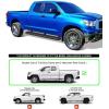imageAPS Silver Running Board Style Running Boards Nerf Bars Side Steps Compatible with Toyota Tundra 20072021 Double CabAluminum Black