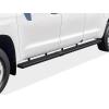 imageAPS Silver Running Board Style Running Boards Nerf Bars Side Steps Compatible with Toyota Tundra 20072021 Double CabAluminum Black