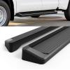 imageAPS Silver Running Board Style Running Boards Nerf Bars Side Steps Compatible with Toyota Tundra 20072021 Double CabAluminum Black